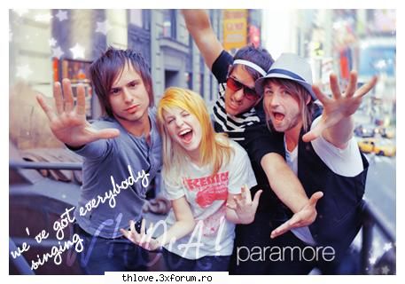 ii ador la fel de mult precum tokio hotel care sunteti fani? paramore