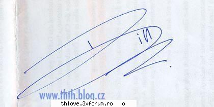 cum scrie bill:> - uite aici un autograf de la bill - B I L L  K A U L I T Z