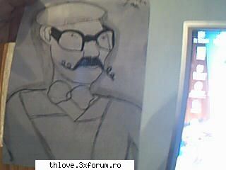 ~made by my hand:Dand my zuzu mind~ - asta e caricatura lui tudor arghezi dar mia iesit - F A N A R T